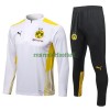 BVB Borussia Dortmund Ensemble Sweat d'Entraînement Quarter-Zip 22-23 Blanche Pour Homme